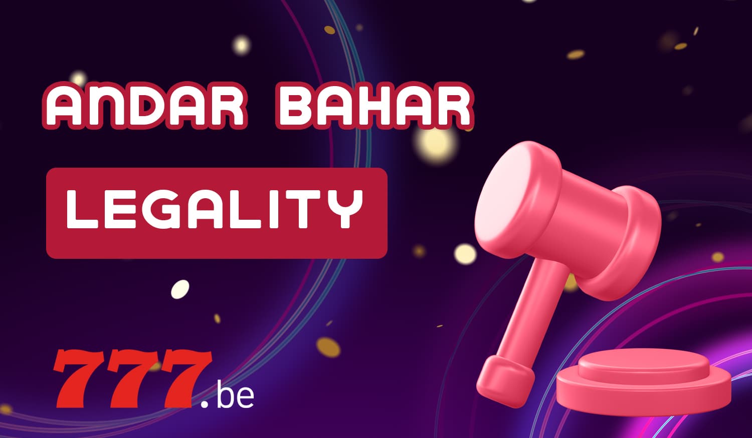 Is it legal for Indian players to play Andar Bahar on Bet777? 
