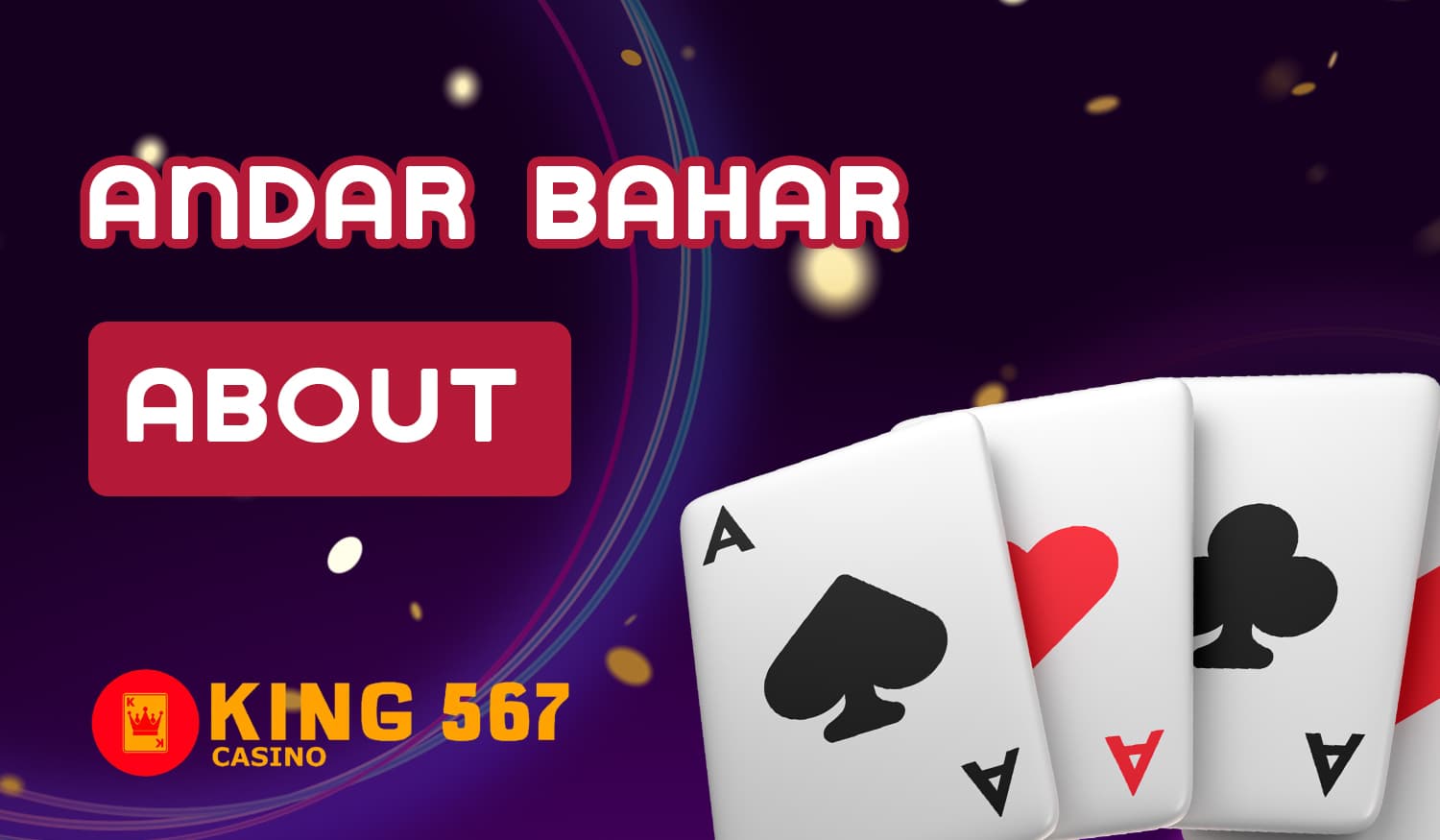 Andar Bahar features on King 567 Casino