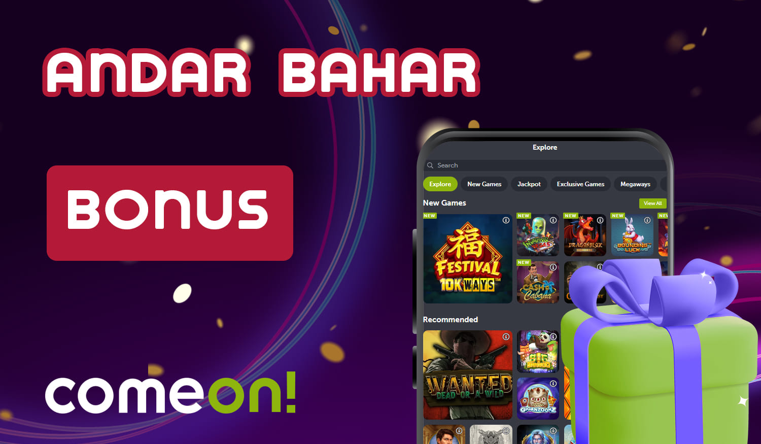 Bonuses that Indian players can get playing Andar Bahar in ComeOn 