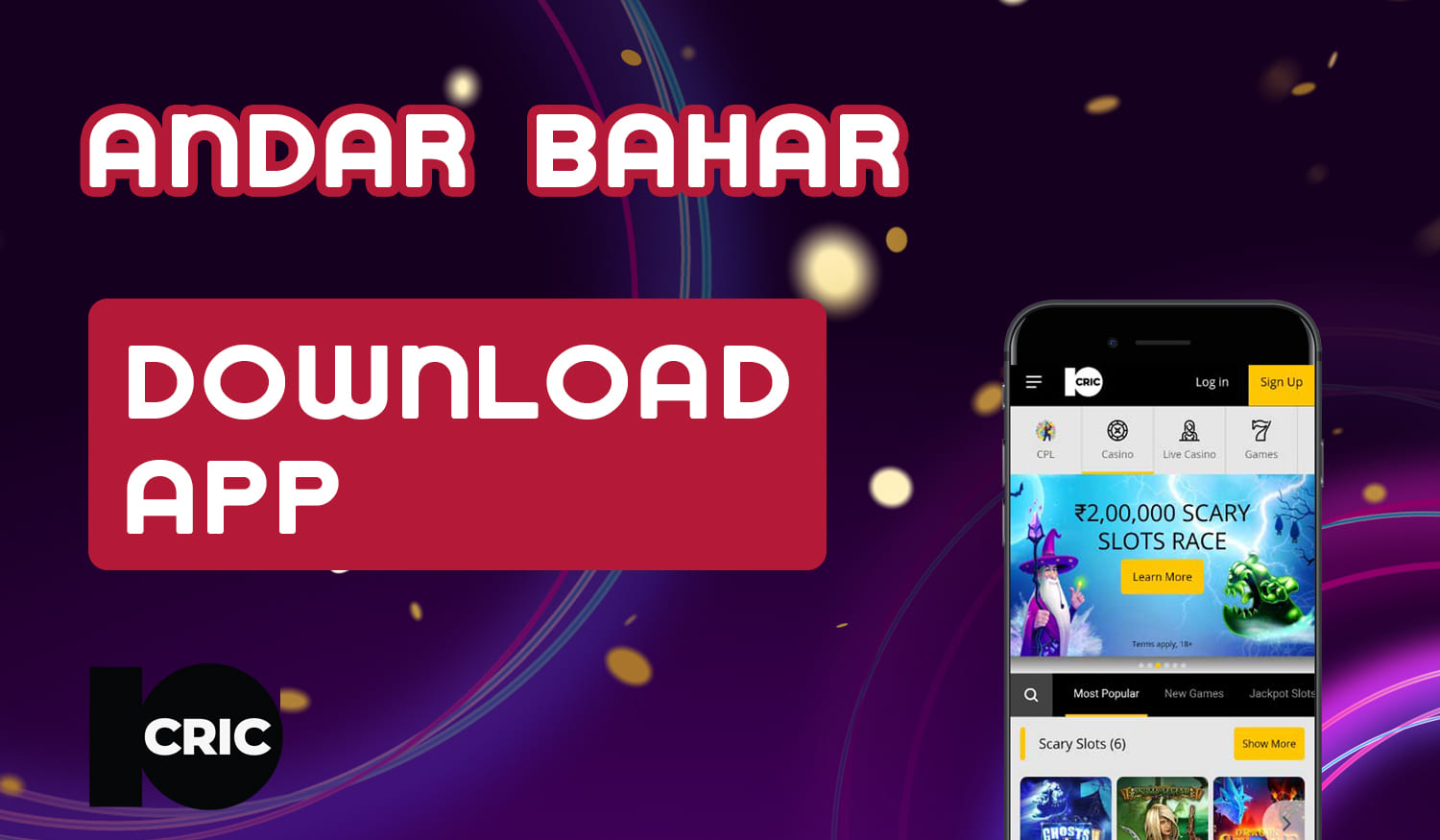 How to download and install 10cric app to play Andar Bahar