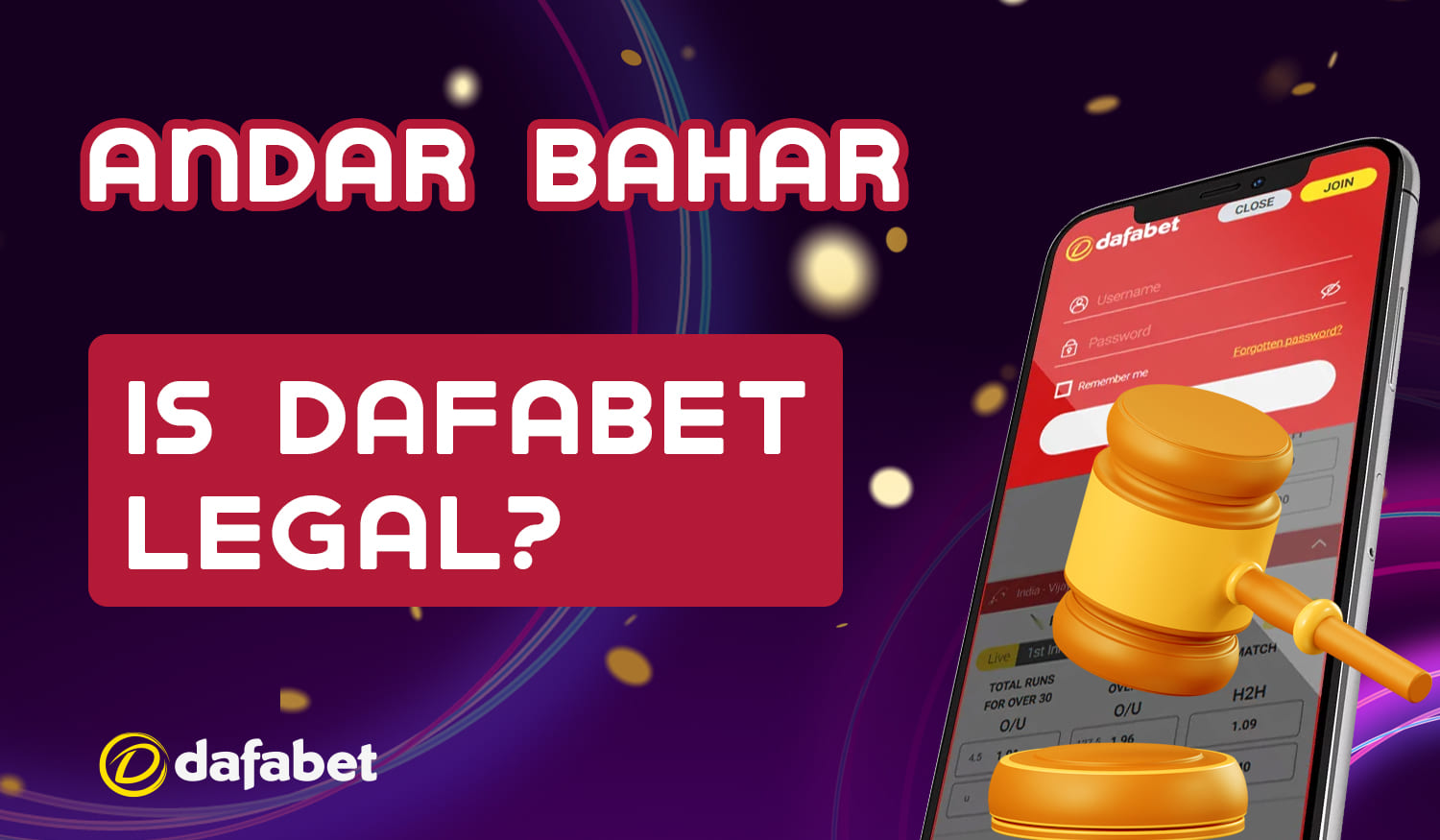 Is it legal for Andar Bahar fans to play at Dafabet 