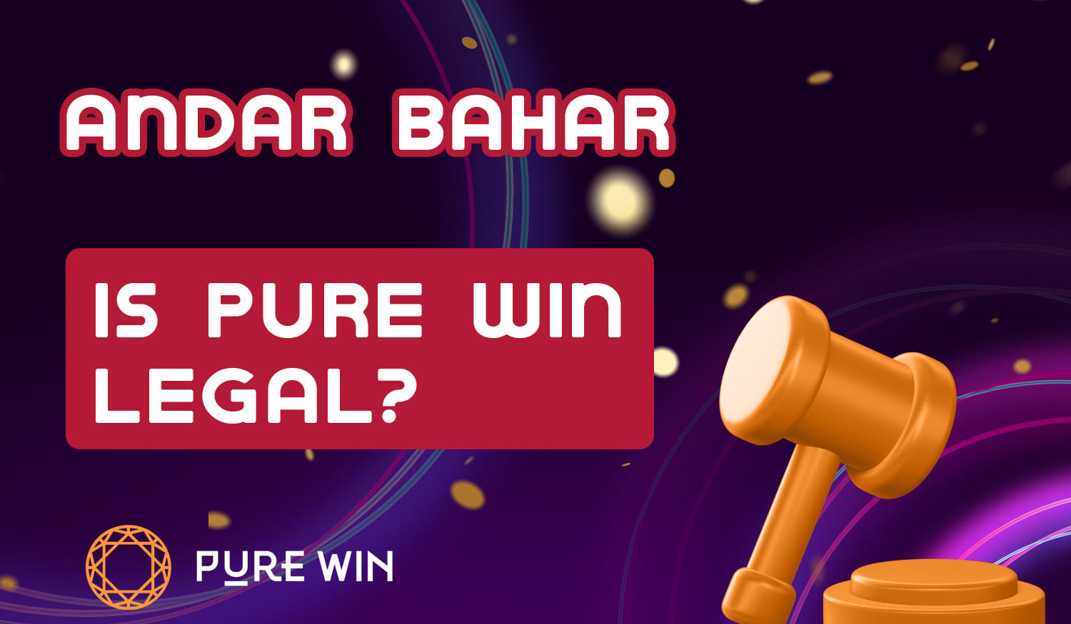 Is it legal to play andar bahar on Pure Win for indian users