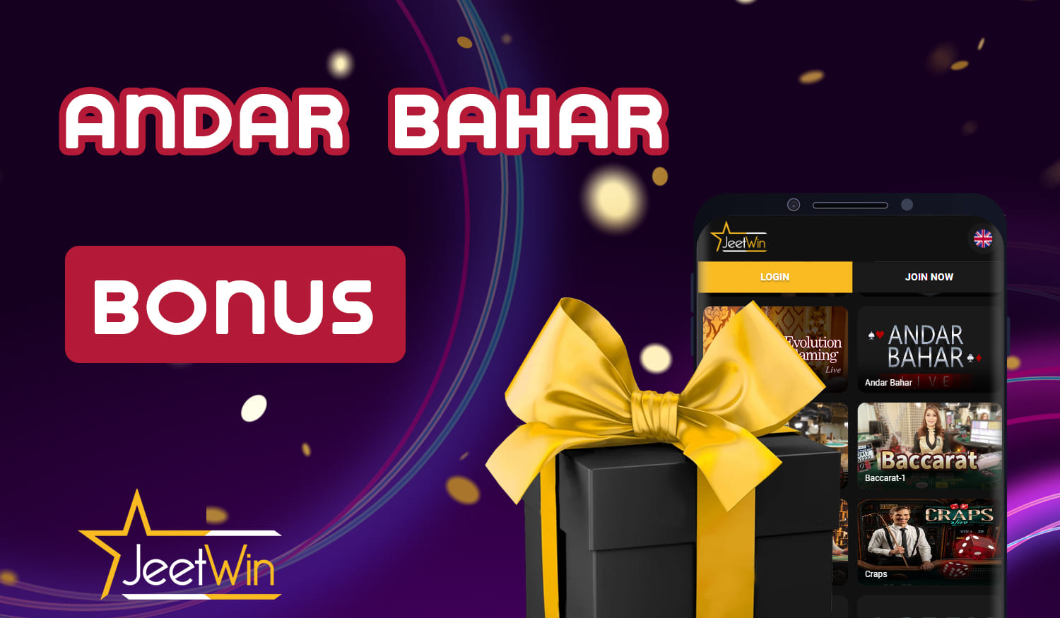 Bonuses prepared by Jetwin for Andar Bahar Indian fans