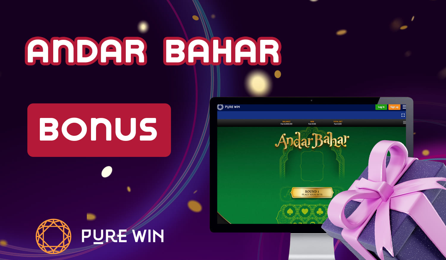 Pure Win bonuses available for andar bahar fans from india