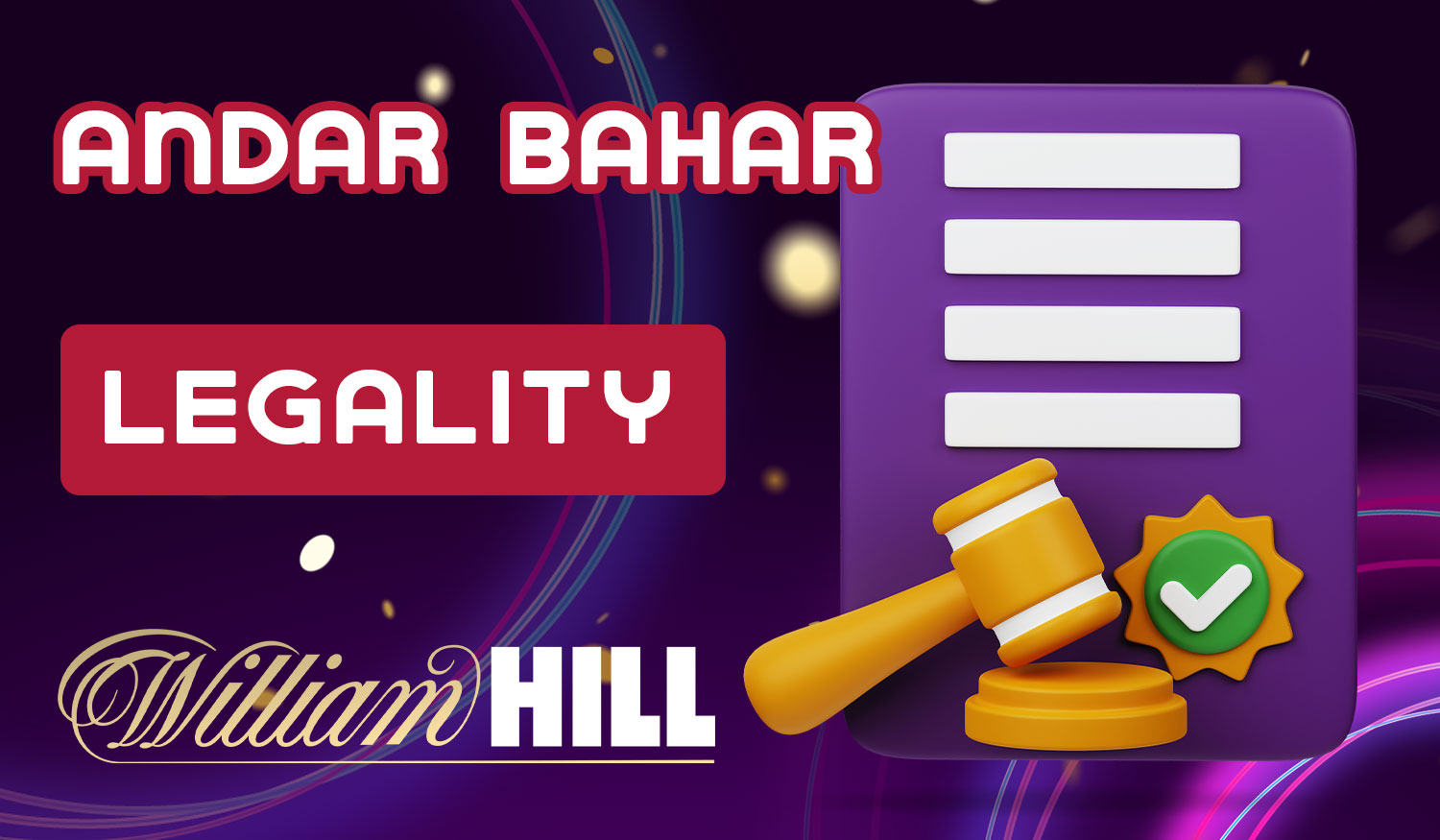William Hill is fully legal in the territory of India