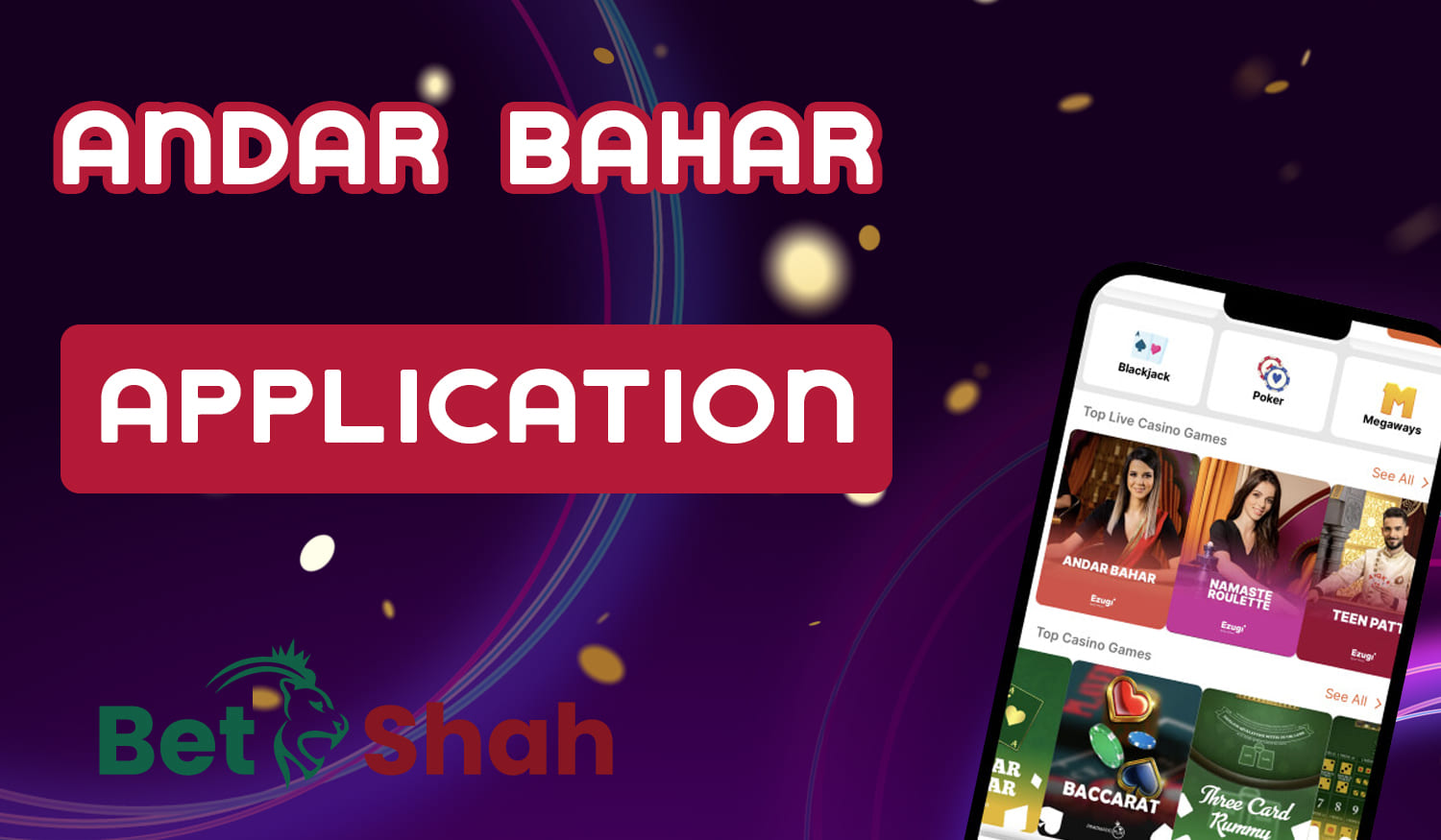 How to start playing Andar Bahar at BetShah using the mobile app