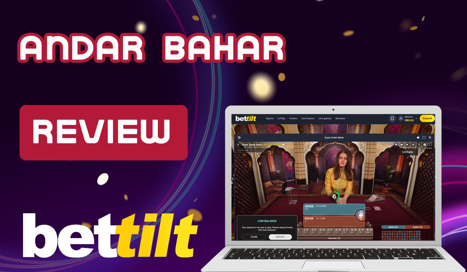 Rules and features of the game Andar Bahar on the site of online casino Bettilt