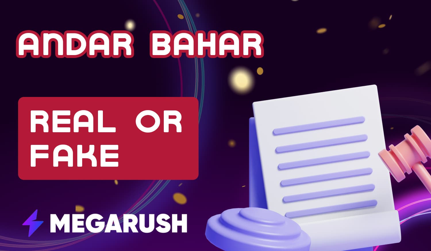 Legality of Megarush online casino for andar bahar fans from India