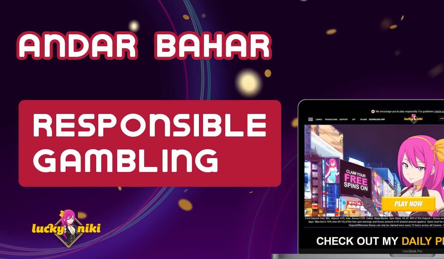 Responsive gaming from LuckyNiki Casino online site for Indian users