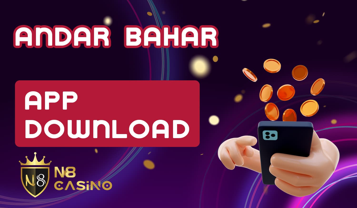 How to start playing Andar Bahar at N8 Casino with mobile app