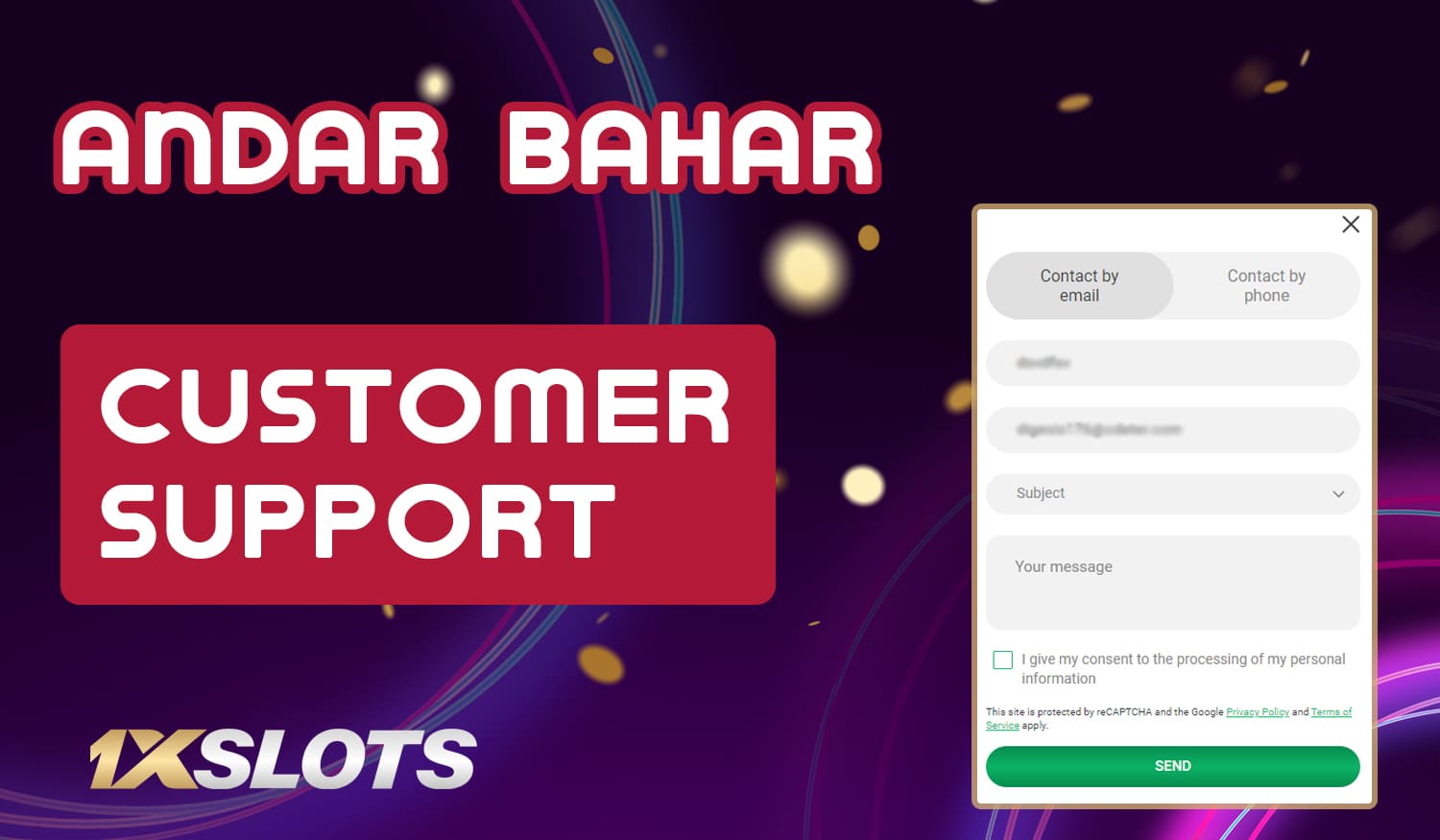 1Xslots online casino support: how users from India can resolve their issues