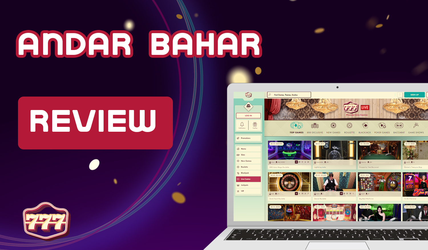 Basic rules and tricks to successfully play Andar Bahar at 777 Casino