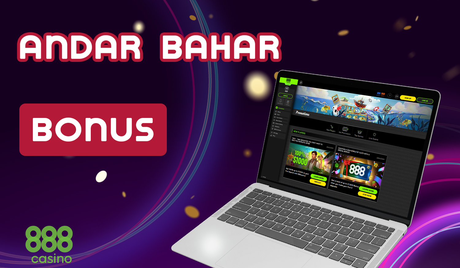 List of bonuses available at 888 casino for Indian users
