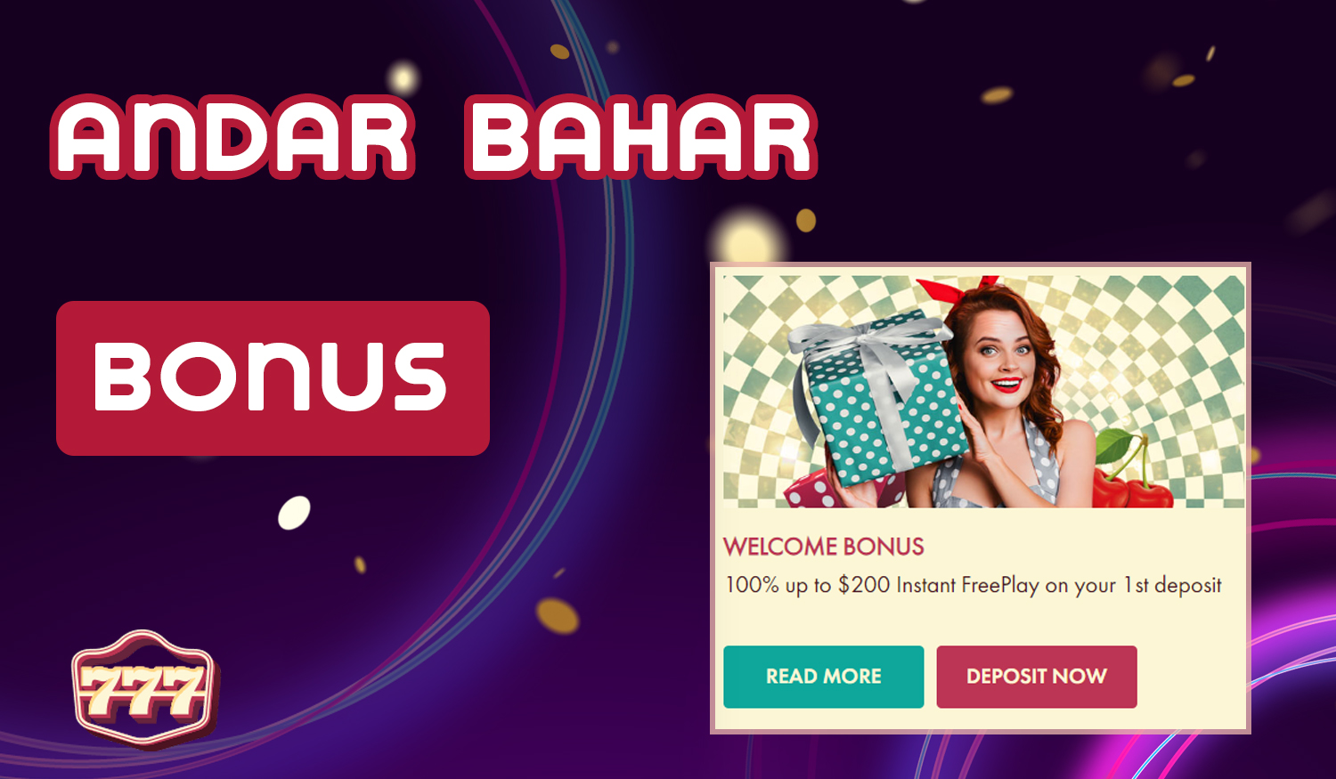 Generous 777 Casino bonuses that the online casino offers to Indian players