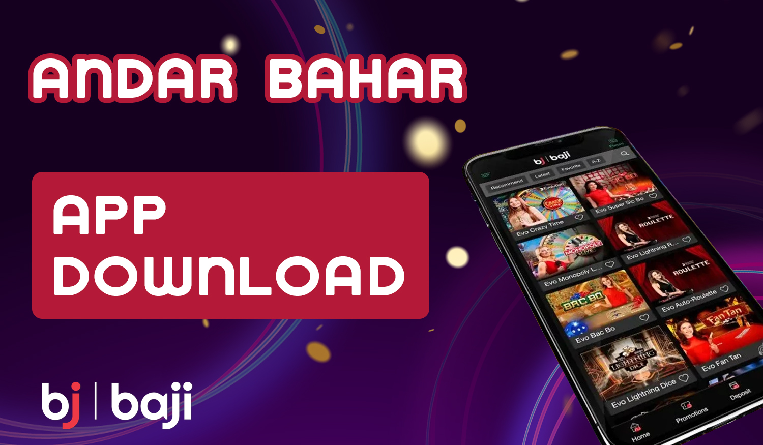 Instruction for Andar Bahar fans how to start playing on Baji live mobile app