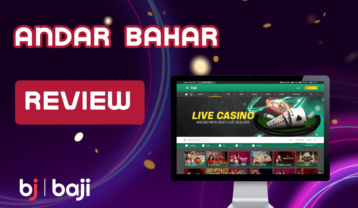 Review of Baji live online casino and Andar Bahar games