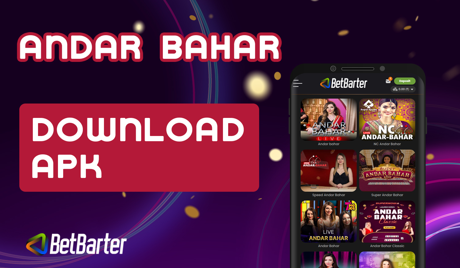 How to download BetBarter mobile app on your Android device to play Andar Bahar