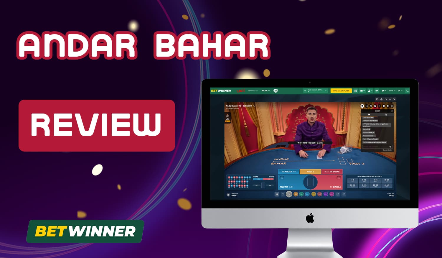 Basic rules and tricks to successfully play Andar Bahar at BetWinner