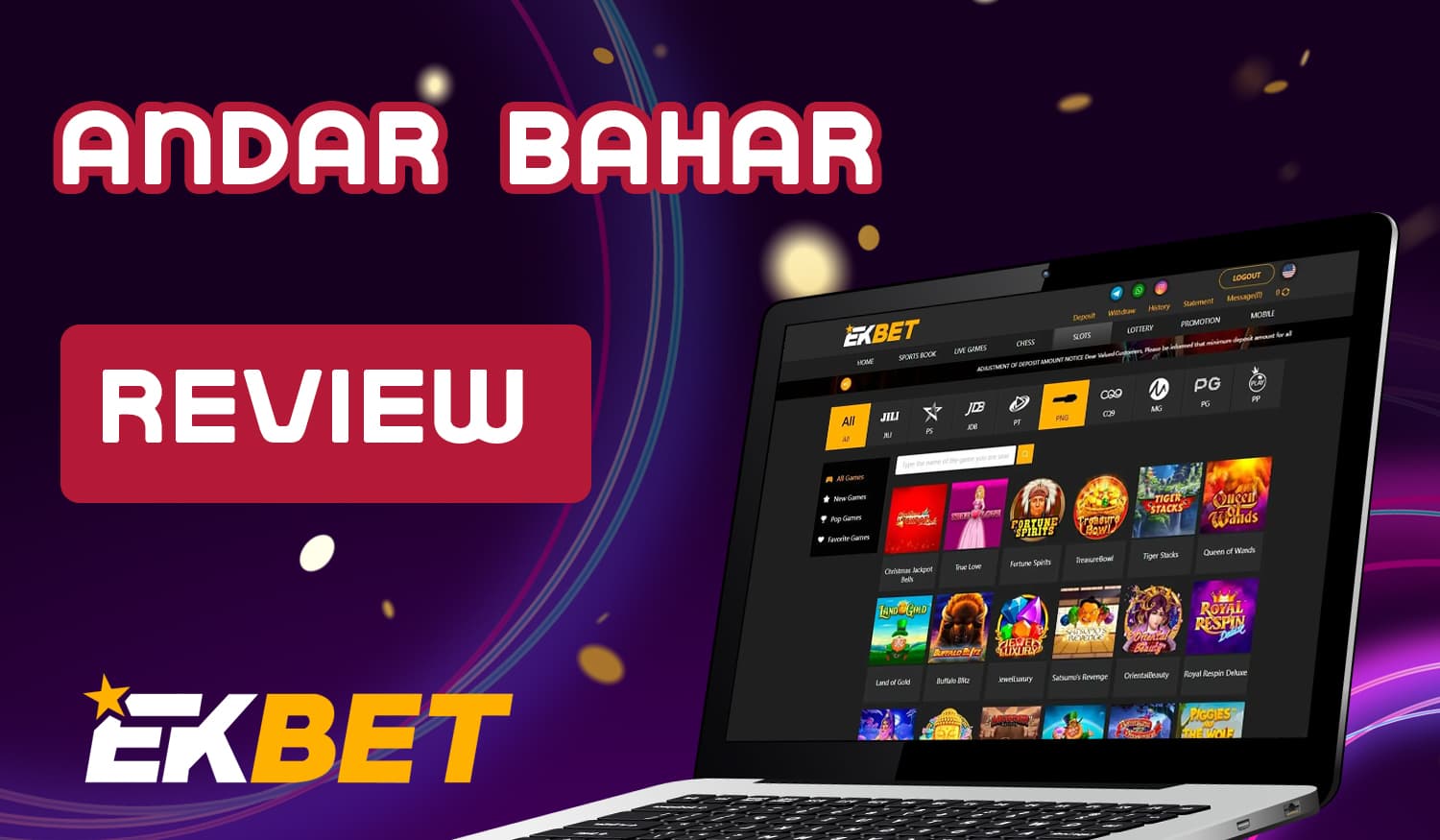 Features of Ekbet online casino and an overview of its features