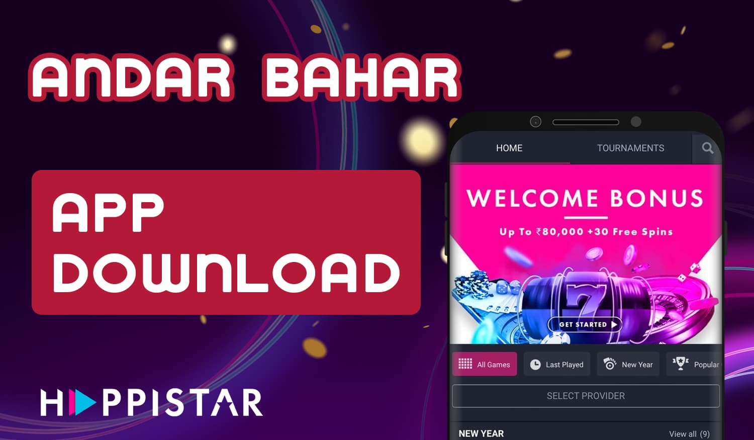 How Happistar users from India can download and install the mobile app