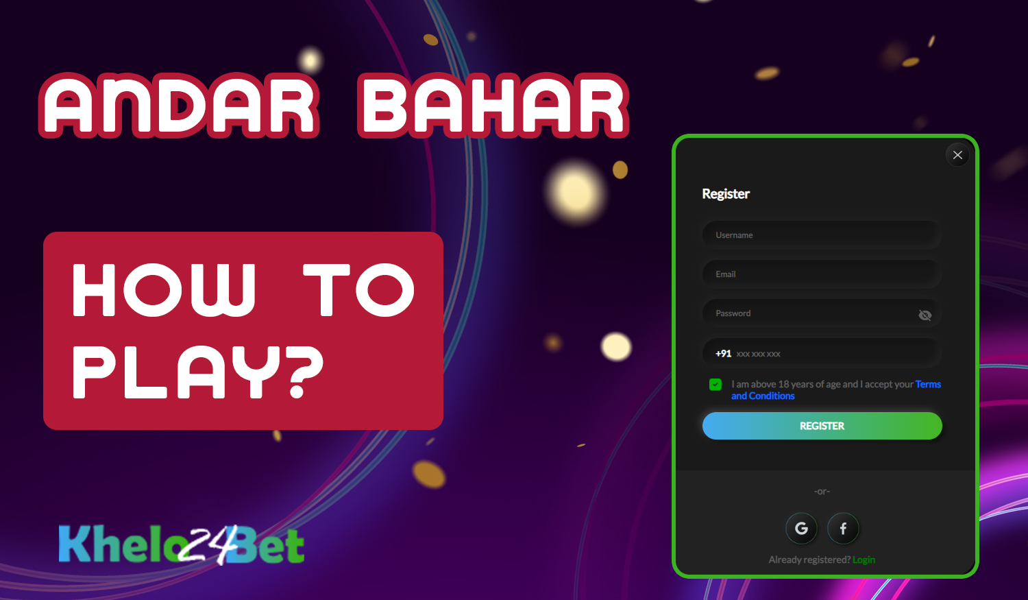 How beginner Khelo24bet users can start playing Andar Bahar