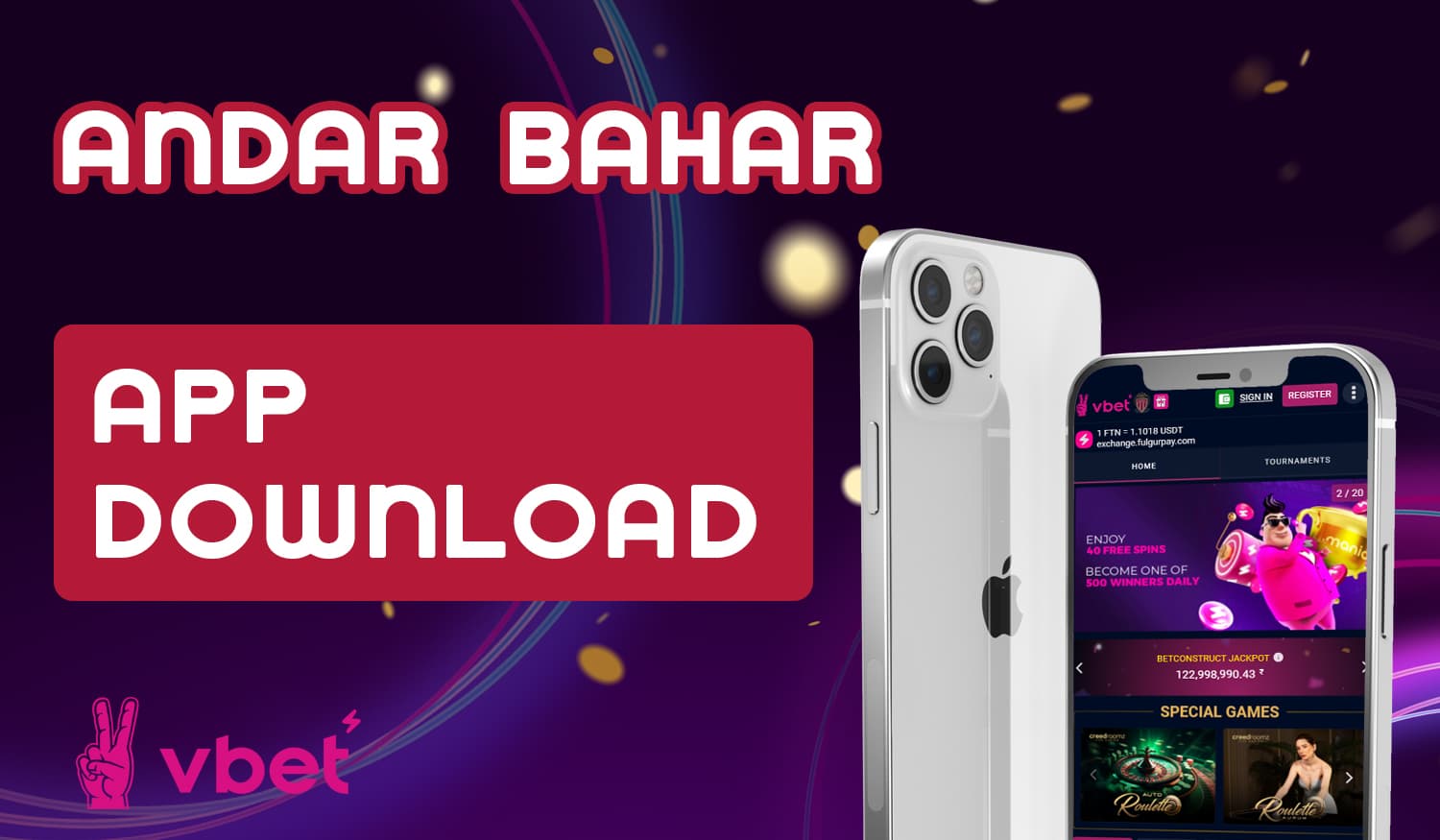 Andar Bahar on mobile: how to download Vbet10 application